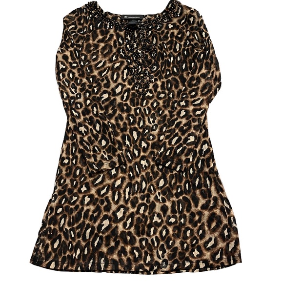 Women’s Inc Concept  Leopard Print Top - Picture 1 of 5